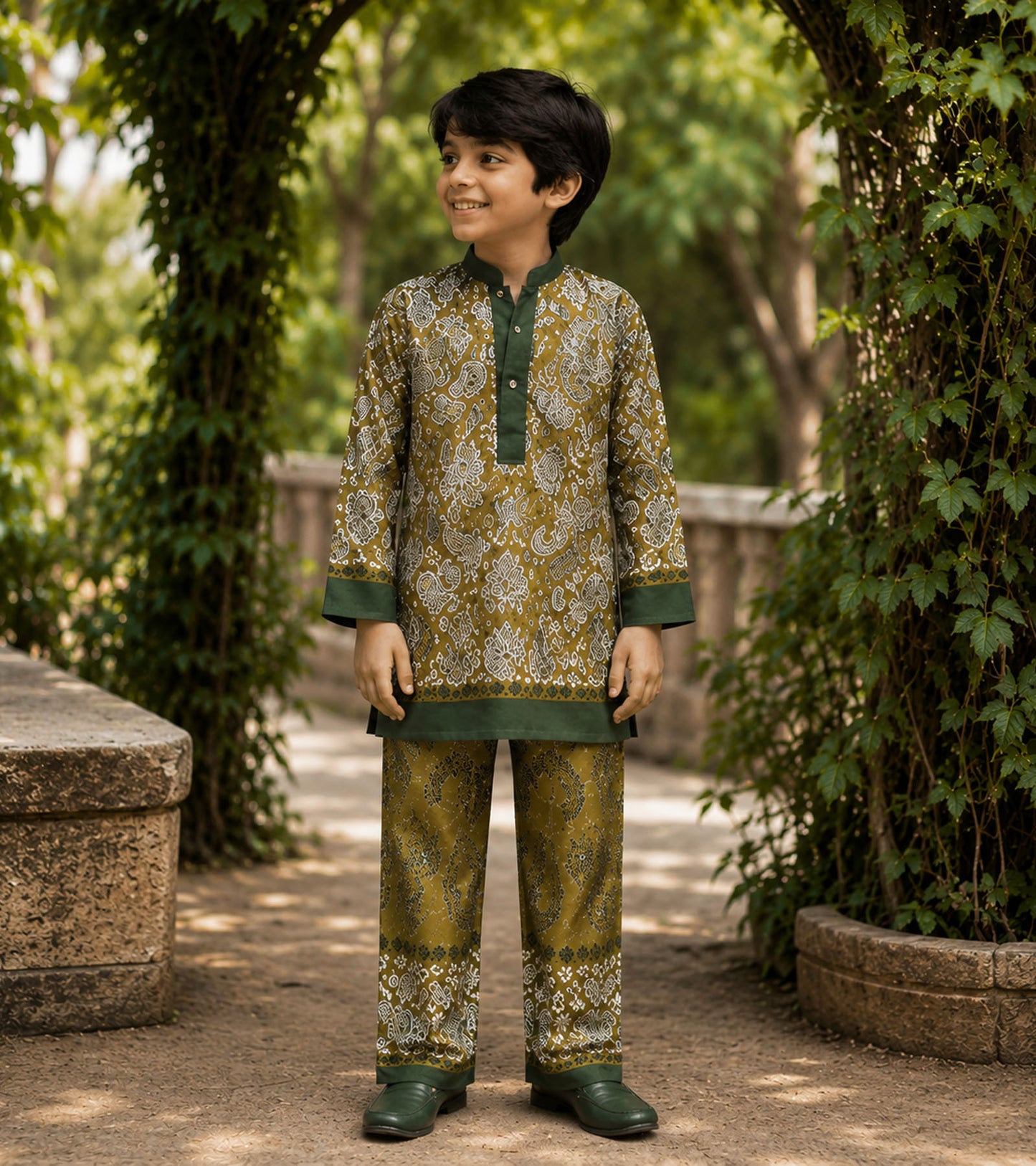Paisley Grove Festive Pure Cotton Kurta Set