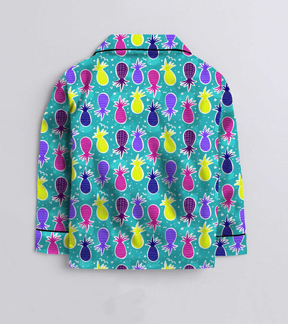 Pineapple Cute Printed Nightsuit Set