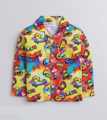 Play Cool Printed Nightsuit Set