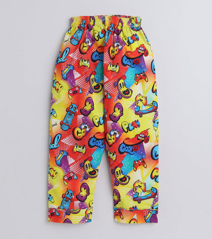 Play Cool Printed Nightsuit Set