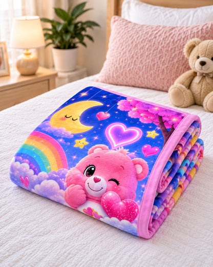 Rainbow Bear Pure Cotton Blanket
