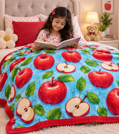 Red Apple Dreams Pure Cotton Blanket