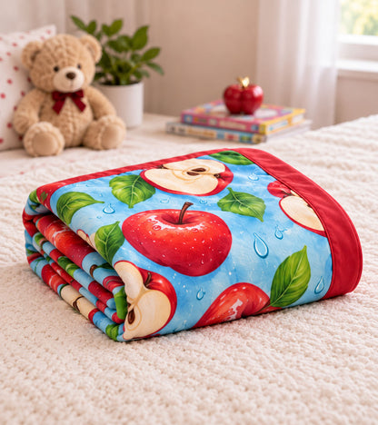 Red Apple Dreams Pure Cotton Blanket