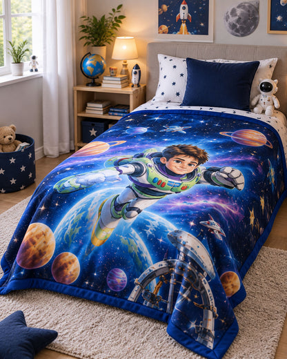 Space Adventure Pure Cotton Blanket