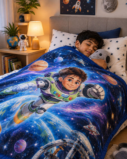 Space Adventure Pure Cotton Blanket
