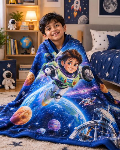 Space Adventure Pure Cotton Blanket