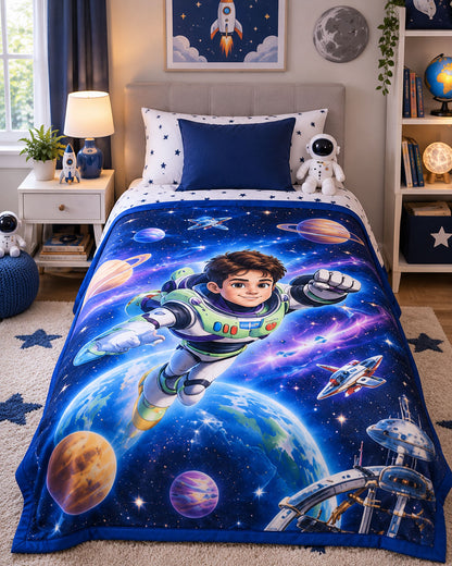 Space Adventure Pure Cotton Blanket