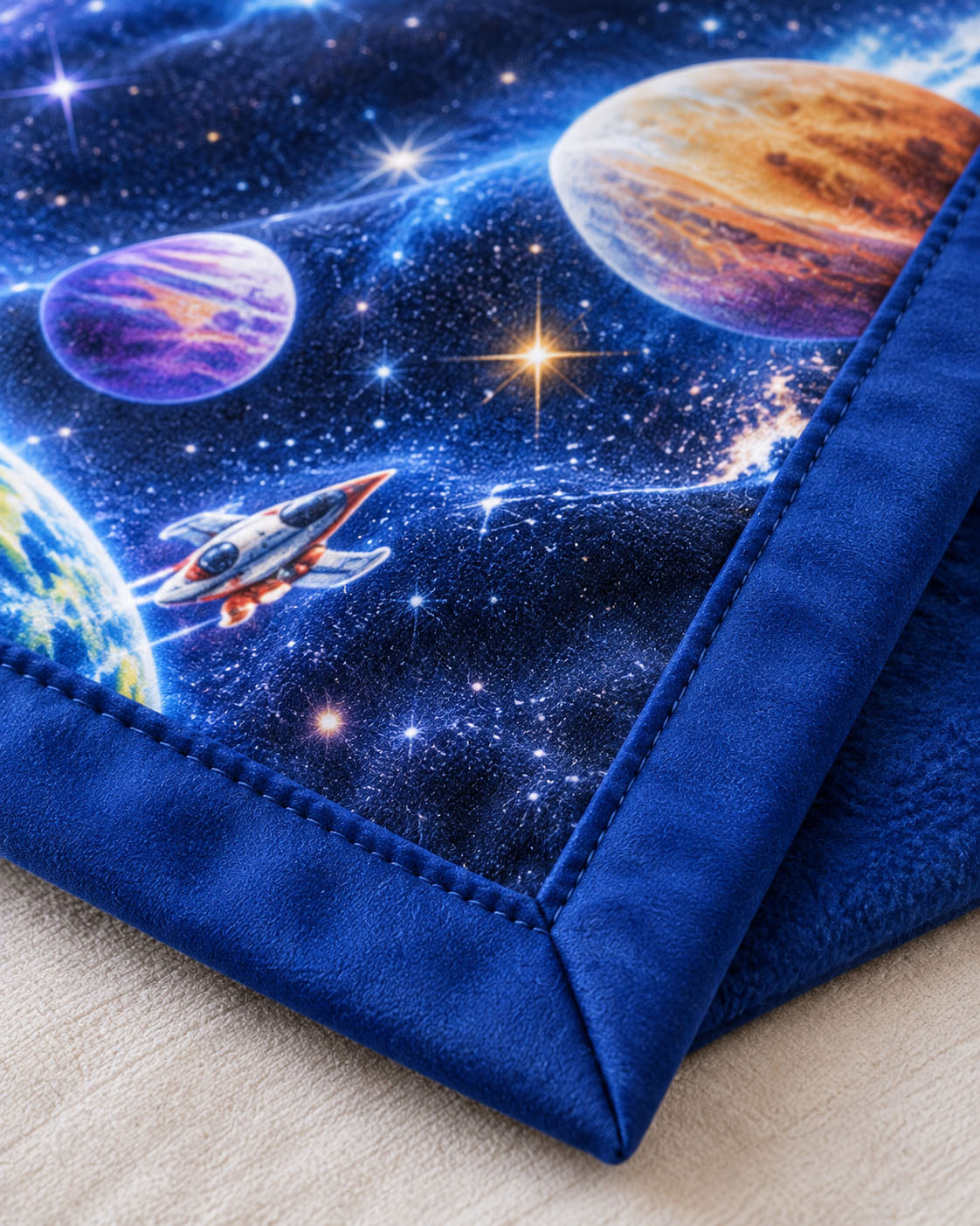 Space Adventure Pure Cotton Blanket