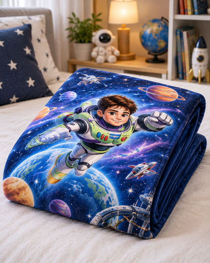 Space Adventure Pure Cotton Blanket