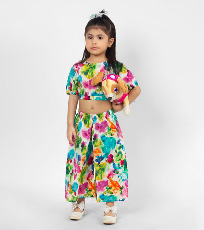 Splashy Colours Printed Co ord Sets For Girls