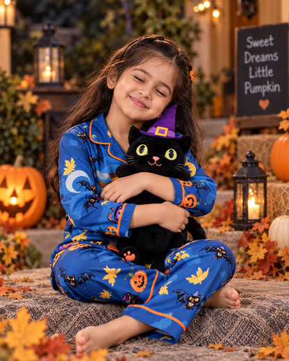 Spooky Halloween Pure Cotton Printed Pajama Set