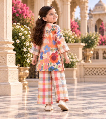 Spring Checks Designer Ethnic Set