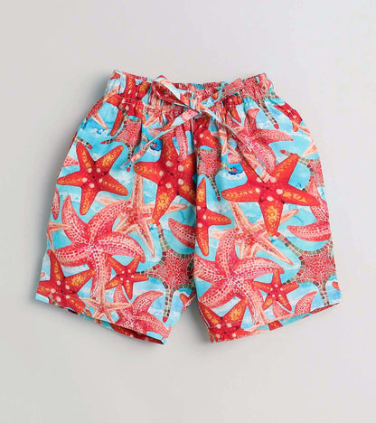 Starfish Printed Boys Co ord Set