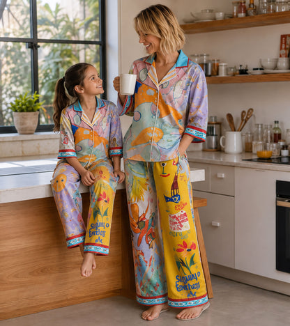 Sunny Doodle Dreams Luxe Mom & Me Matching Lounge Set