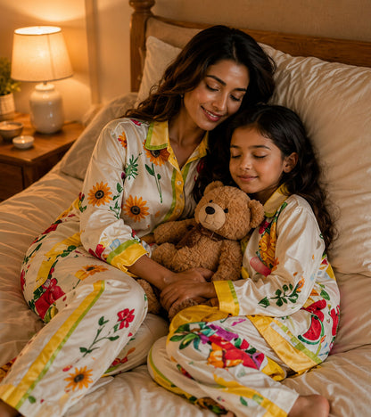 Sunny Orchard Luxe Mom & Me Matching Lounge Set