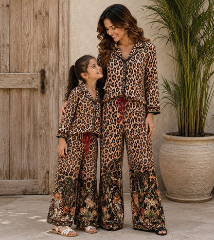 The Serengeti Luxe Mom & Me Matching Lounge Set