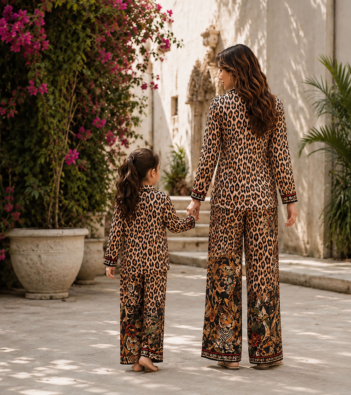 The Serengeti Luxe Mom & Me Matching Lounge Set