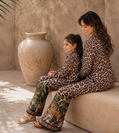 The Serengeti Luxe Mom & Me Matching Lounge Set