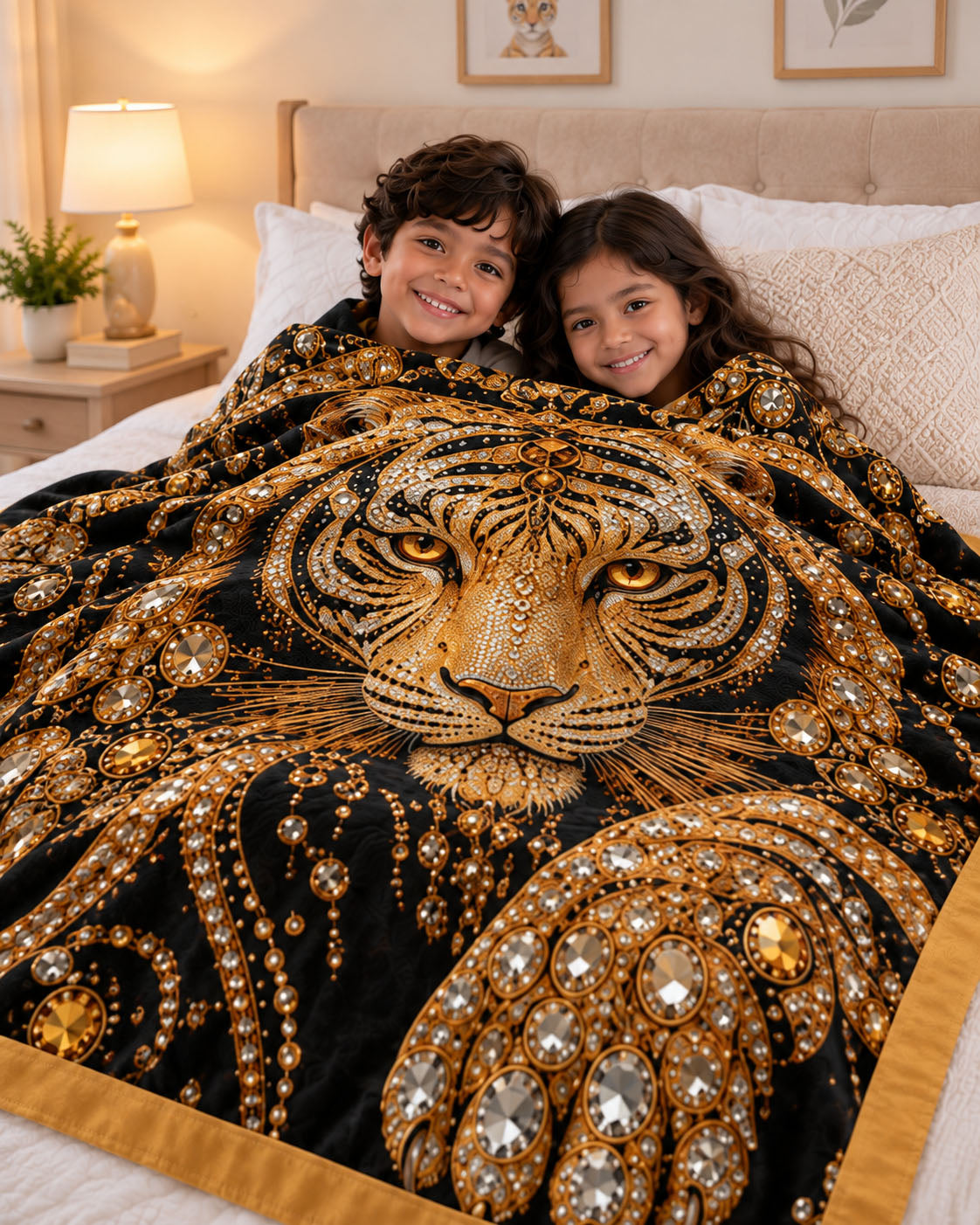 Tiger Crown Pure Cotton Blanket