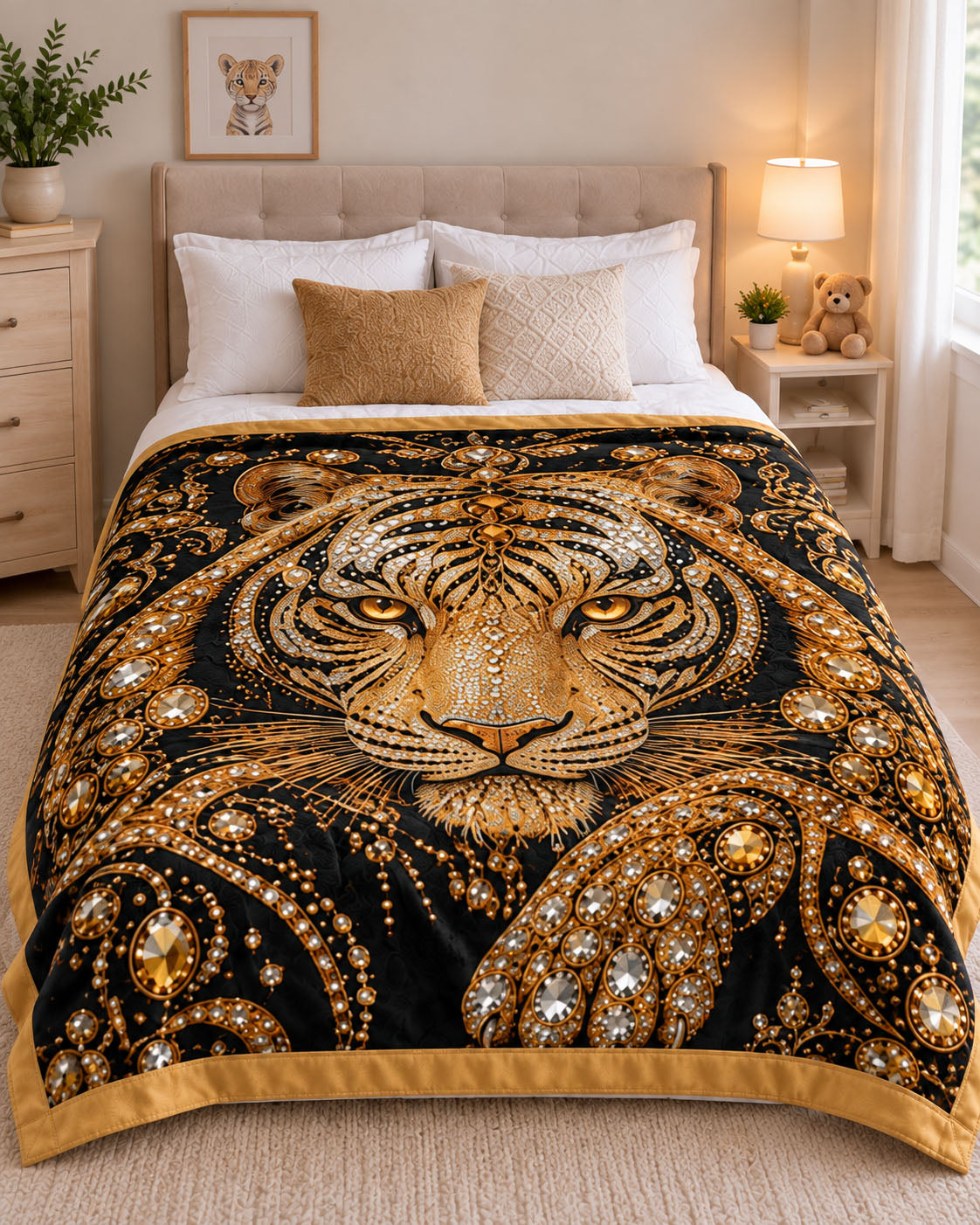 Tiger Crown Pure Cotton Blanket