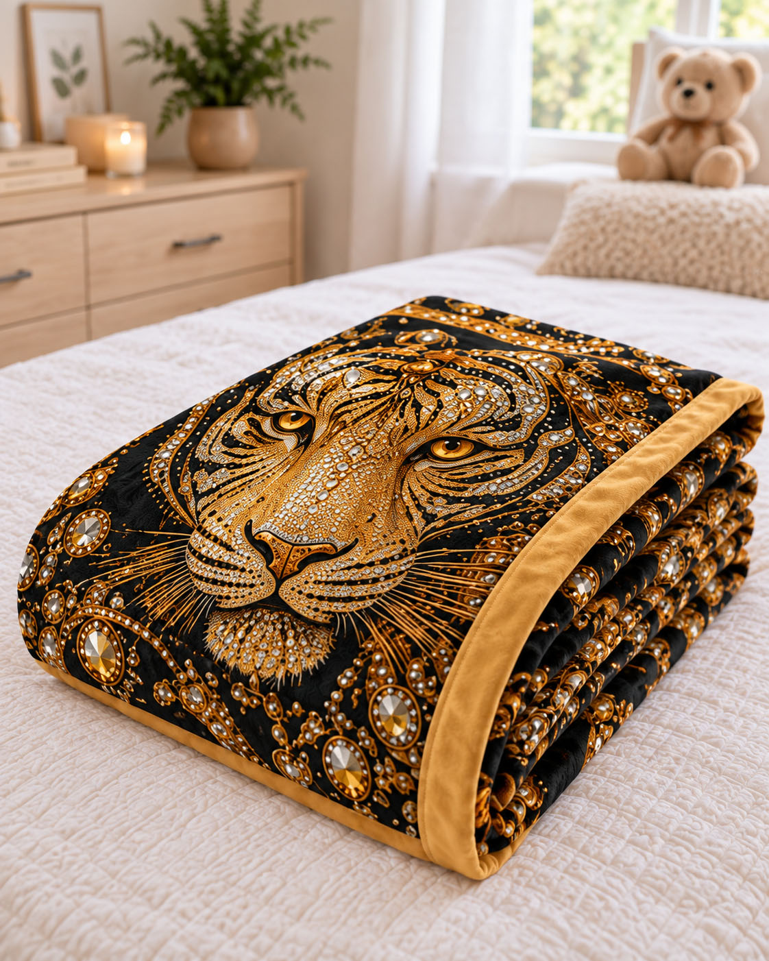Tiger Crown Pure Cotton Blanket