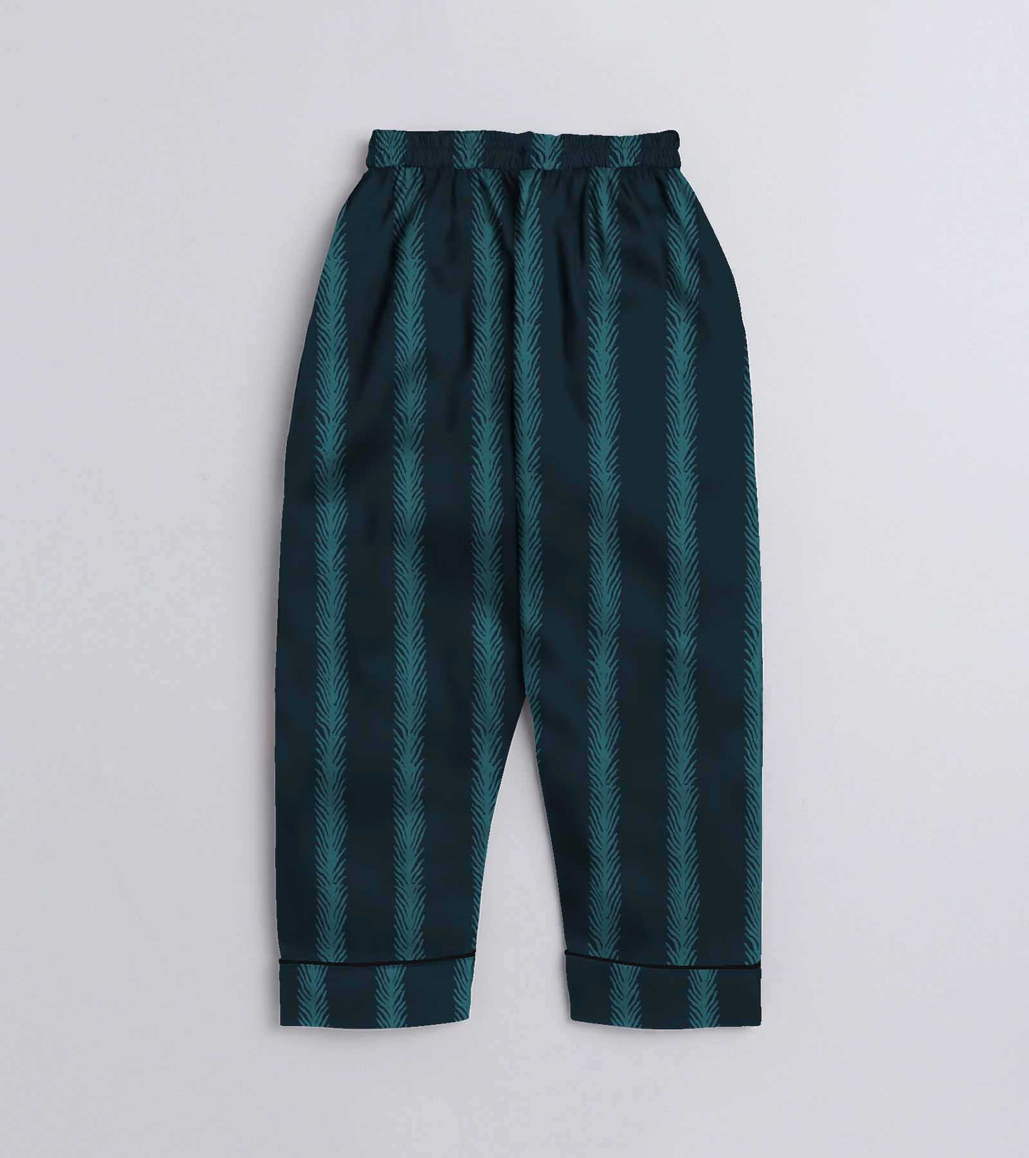 Tree Stripe Printed Nightsuit Set
