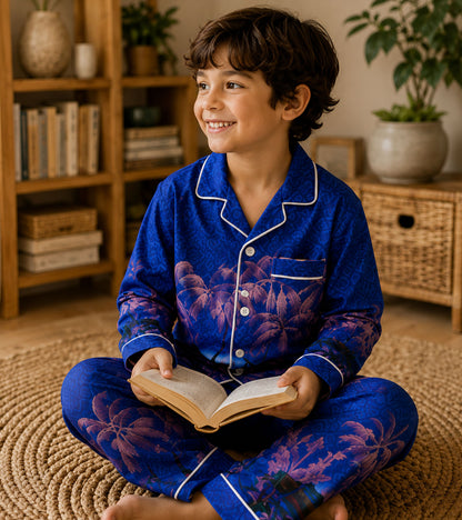 Tiger Kingdom Luxe Pure Cotton Printed Nightsuit Set