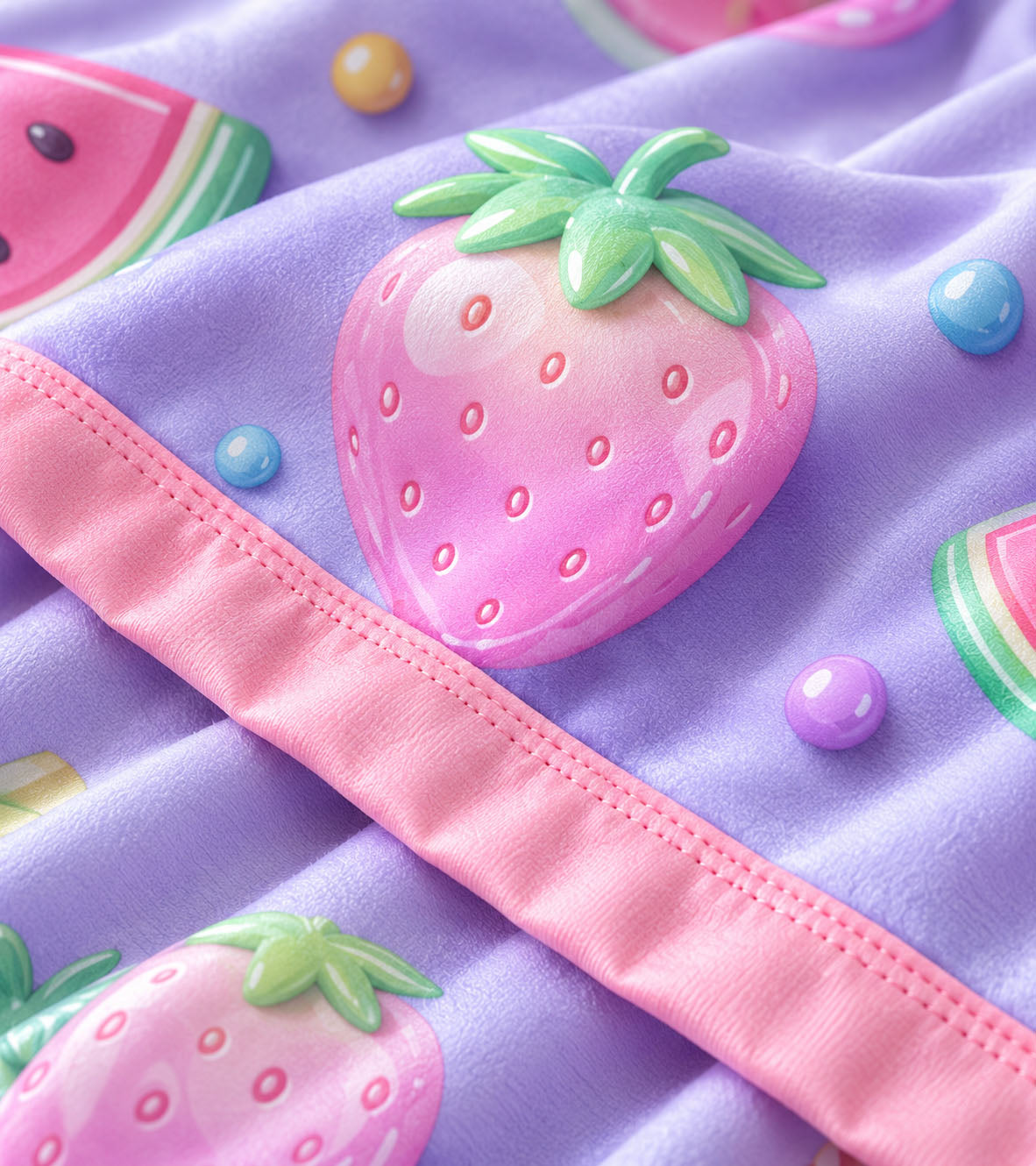 Candy Bloom Dreams Pure Cotton Blanket
