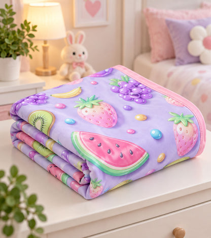 Candy Bloom Dreams Pure Cotton Blanket