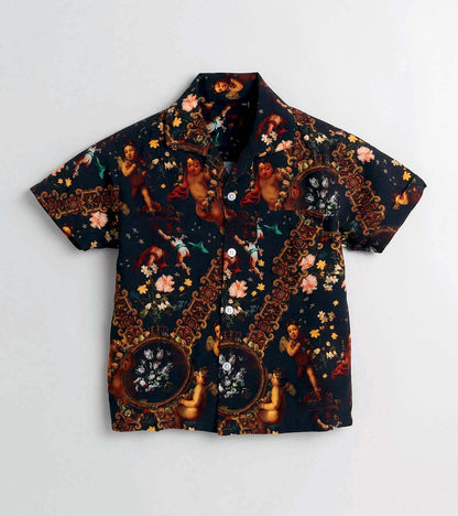 Vatican Baby Painting Printed Boys Co ord Set
