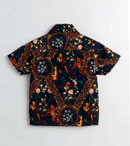 Vatican Baby Painting Printed Boys Co ord Set