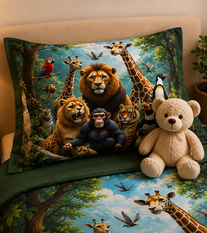 Wild Safari Dreams Bedsheet Set Premium Cotton