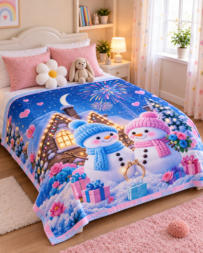 Winter Wonderland Friends Pure Cotton Blanket