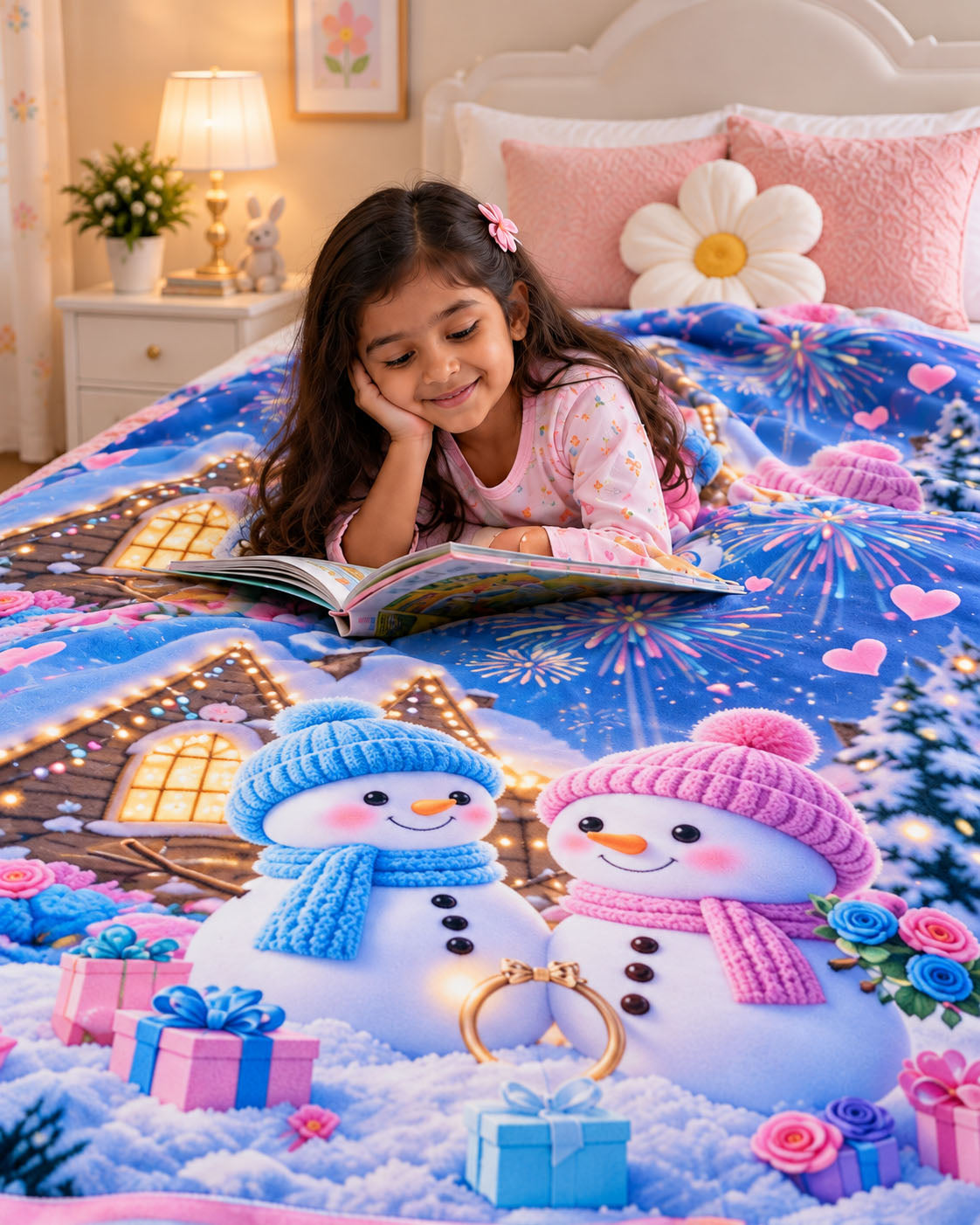Winter Wonderland Friends Pure Cotton Blanket