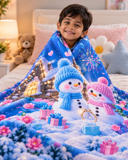 Winter Wonderland Friends Pure Cotton Blanket