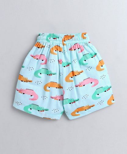 Crocodile Print Boys Shorts
