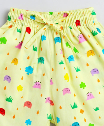 Garden Print Boys Shorts