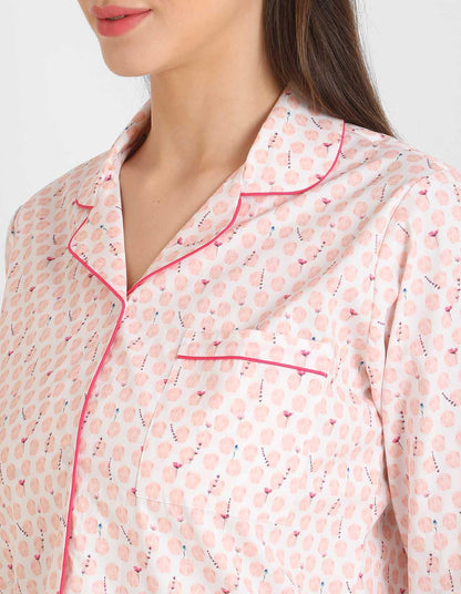 Tiny Tini-Tots Printed Nightsuit Set for Women - koochi Poochi