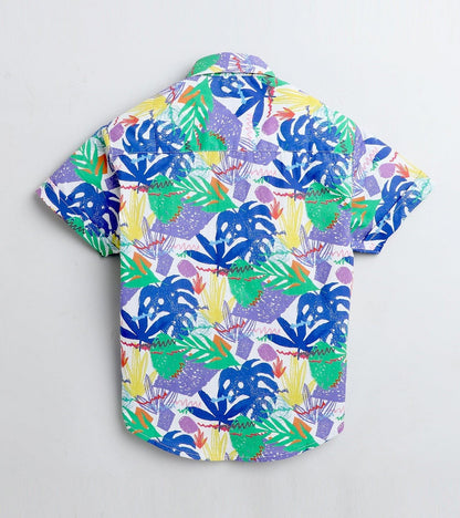 Tropical Printed Half Sleeve Shirt - koochi Poochi