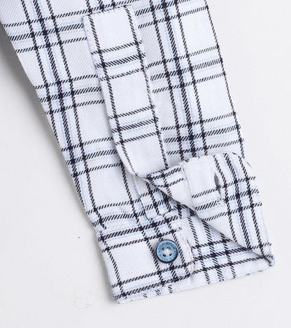Blue Checks Pure Cotton Full Sleeve Shirt