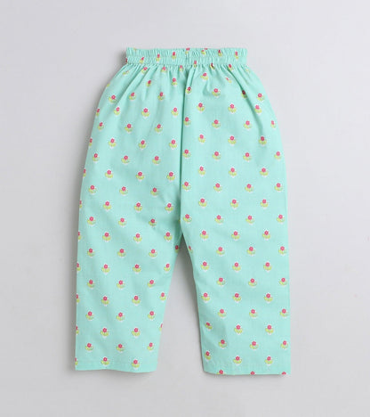 Two Buti Printed Girls Nightsuit Set - koochi Poochi