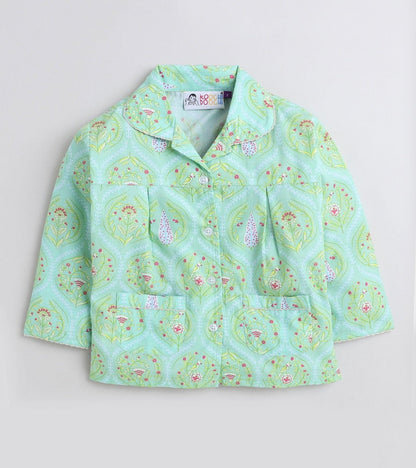 Two Buti Printed Girls Nightsuit Set - koochi Poochi
