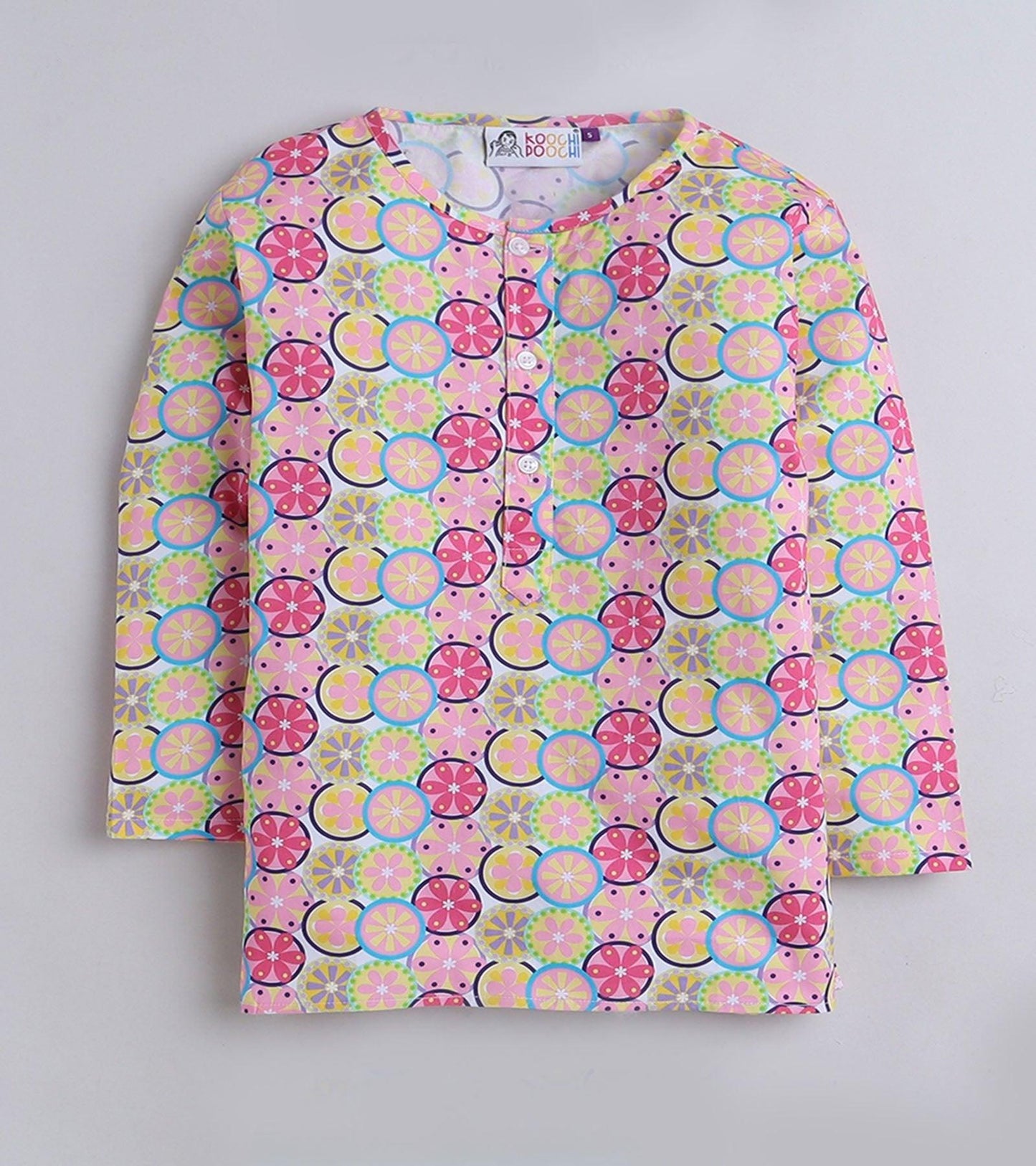 Mojo Printed Pyjama Kurta Set