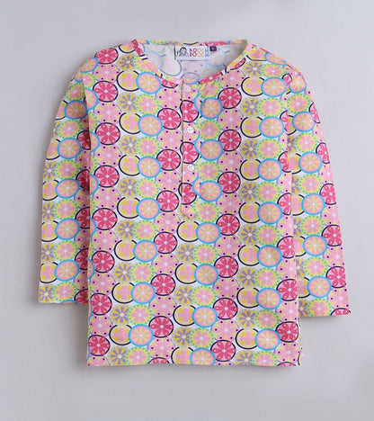 Mojo Printed Pyjama Kurta Set