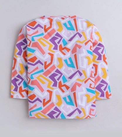 Mosaic Printed Pyjama Kurta Set