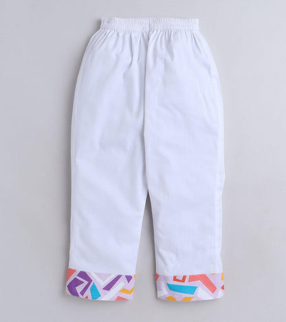 Mosaic Printed Pyjama Kurta Set