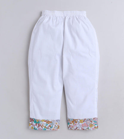 Spring Frame Printed Pyjama Kurta Set
