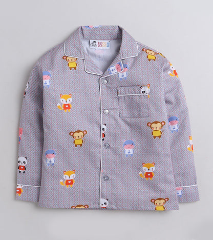Cartoon printed Nightsuit Set