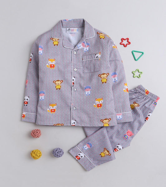 Cartoon printed Nightsuit Set