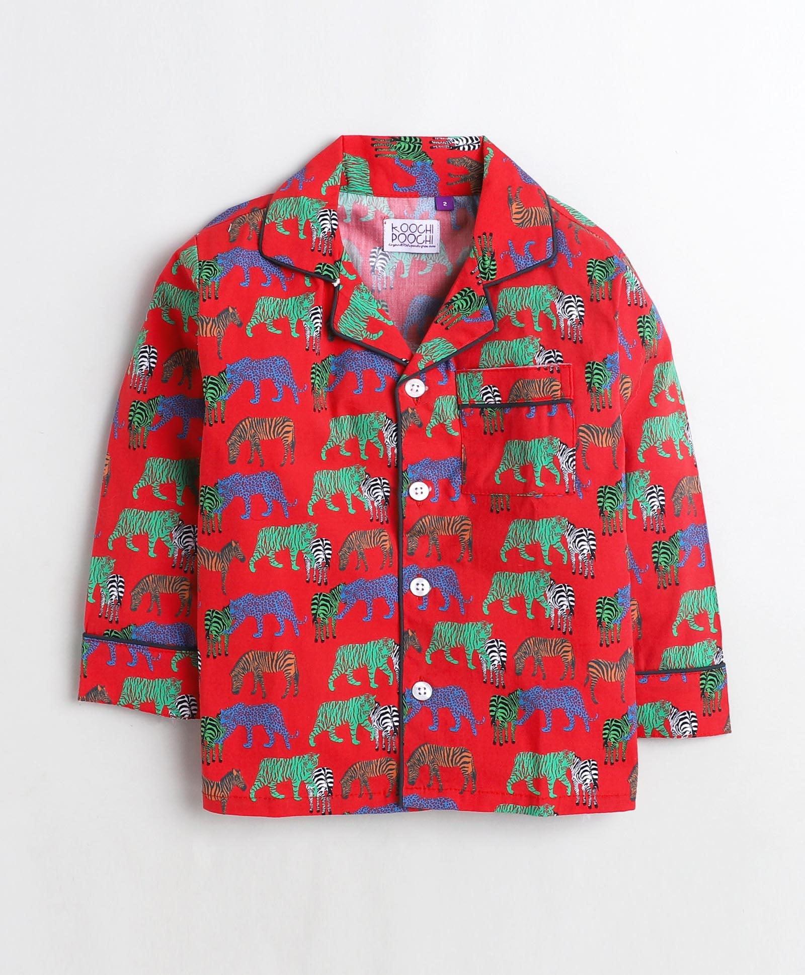 Scarlet Zeb Printed Night Suit Set